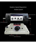 Heavy Duty 800W Electric Bench Grinder With Flexible Shaft For Jade Carving Woodworking Polisher Variable Speed Motor close-up of control panel features