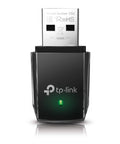 Front view of AC1300 USB WiFi Adapter Archer T3U Dual Band Wireless Dongle for PC Desktop Laptop with MU-MIMO Beamforming