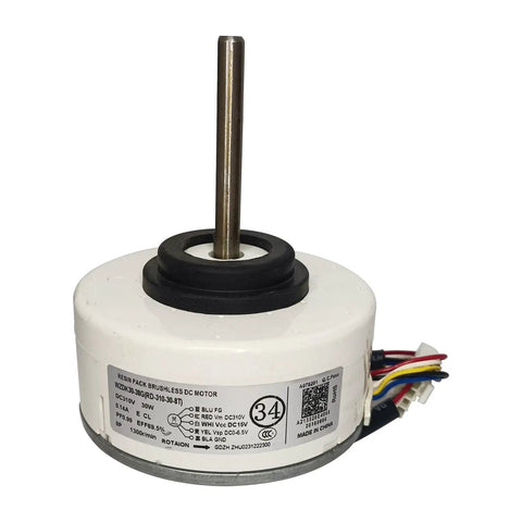 30W Brushless DC Air Conditioning Motor Inverter Fan RD 310 30 8T 310V 0.14A 1300 RPM 92mm Diameter 8mm Shaft 5 Pin Connector