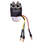 Alloy Mini Hydraulic Oil Pump With Brushless Motor For 1/12 And 1/14 RC Excavators, detailed top view with wiring