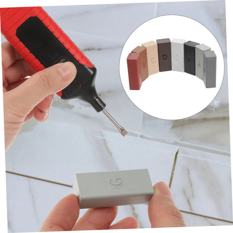 Floor And Tile Repair Wax Kit For Porcelain And Ceramic Tiles Quick Drying Hard Wax Filler For Chips And Scratches Wood