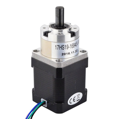 Nema 17 Geared Stepper Motor With Planetary Gearbox 5 To 1 Gear Ratio 0.35 Degree Step Angle Bipolar 4 Wire Focus