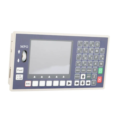 4 Axis CNC Motion Controller System For Servo And Stepper Motors, Programmable CNC Controller With Large LCD Display, front view