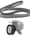 Heavy Duty Serpentine Drive Belt And Tensioner Kit Fits 2013 2015 Mercedes E350 GLK350 2012 2015 ML350 Solid High Quality Unit Handles Repairs To Silence Engine Noise And Get Your Ride Cruising Smooth Tonight, belt and tensioner