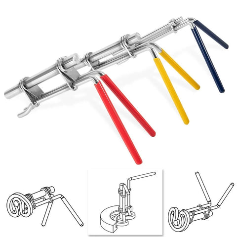 Three Pack Hydraulic Seal Installation Tools Kit For Cylinder Piston Repair And U-Cup Rod Seals Pro Grade Upgraded Seal Twistor Install Tool Set With Three Sizes For Quick Easy In-Cylinder Install