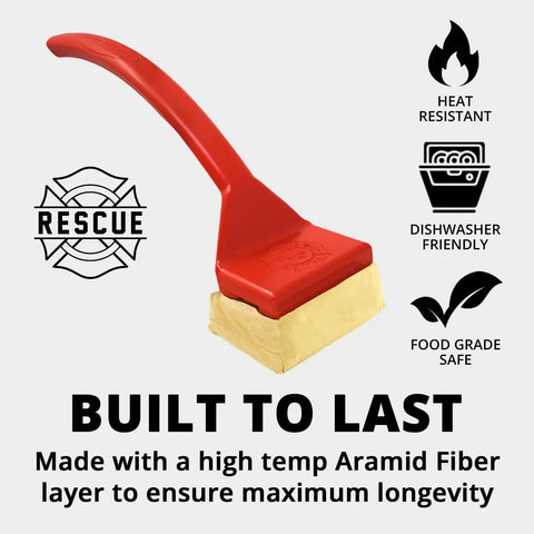 Bristle Free Replaceable Scraper Head Compatible With Gas Charcoal Porcelain Ceramic Cast Iron And Stainless Steel Grates