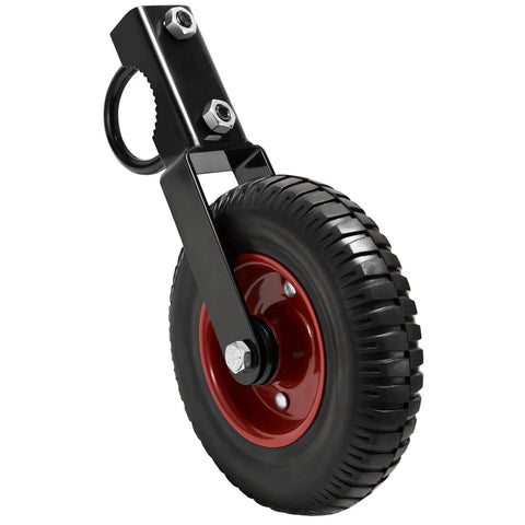 8 Inch Gate Wheel Heavy Duty Gate Caster For Farm And Metal Swing Gates Fits One And Three Eighths To Two Inch Gate Frames Prevents Gate Drag On Chain Link And Sliding Gates With 330 Lb Capacity And Durable Rubber Tire On Steel Plate With Galvanized