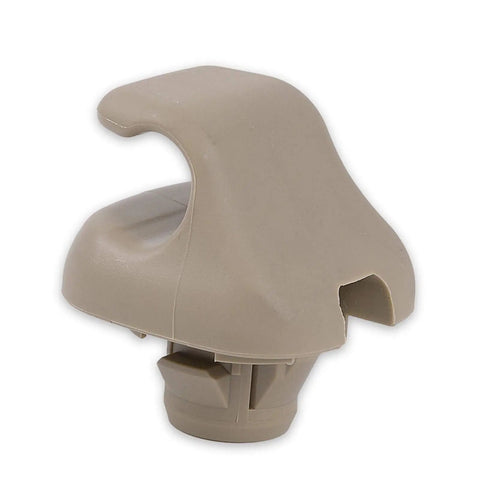 Beige Sun Visor Hook Clip Bracket Hanger For Honda Accord Civic CR-V Odyssey Pilot Ridgeline, Rugged ABS Plastic Interior Accessory