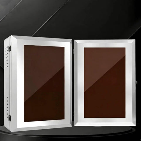 Built Tough Wall Mounted EV Charger Protective Box Stainless Steel Charging Station Enclosure with dual access doors