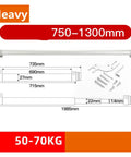 Ultra Quiet Sliding Door Closer For 30 To 80 Kg Wooden Doors With Built In Damping Soft Close Automatic Rebound Heavy Duty Track