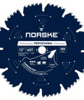 12 Inch Circular Combination Saw Blade With 60 Tooth Premium Carbide Tips Socktooth Tech for slick rip and crosscut cuts.