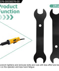 Two Pack Pro Grade Replacement Grinder Wrench Set For Popular Die Grinders, Durable OEM Style Wrench Compatible With 4287 Type 101