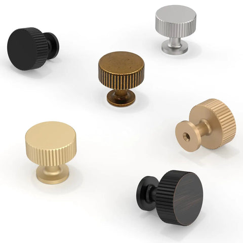 Brushed Gold Kitchen Cabinet Knobs 10 Pack Cabinet Pulls Drawer Knobs Zinc Hardware For Dresser Drawers Easy Install Smooth Finish