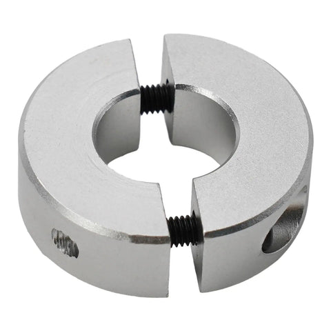 Top Aluminum Double Split Clamp Collar 13mm 20mm Shaft Lock Bore Machine Motor Strong Grip Anodized Durable Shop Garage DIY Simple Setup Sweet Deal For Home Or Workshop Use, split collar with cap screws