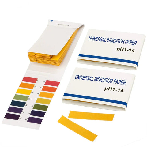 All In One 160 Strips pH Test Paper Kit 1 To 14 Color Coded Litmus Strips For Water Cosmetics And Soil With Control Card