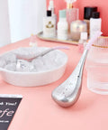 Cooling Cryo Sticks For Face And Eyes To Fight Puffiness And Fine Lines Portable Ice Globes Skincare Tool, silver and pink