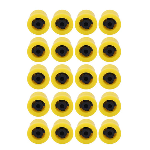 Drone Sprayer Nozzle Pack Of 20 Pro Grade Premium Polymer Hollow Cone Atomization Adjustable Droplet Size For Agricultural Drones Crops Flowers Fruit Trees Yellow