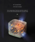 Electric Food Dehydrator Stainless Steel Beef Jerky Maker and Vegetable Dryer With 360 Circulating Air Automatic Cooling, showcasing arc-shaped metal design.
