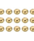 M4x0.7 Brass Ball Lamp Finials 15 Pack Cap Nuts Knobs For Furniture Lighting And DIY Builds 7.5mm Diameter Easy Install