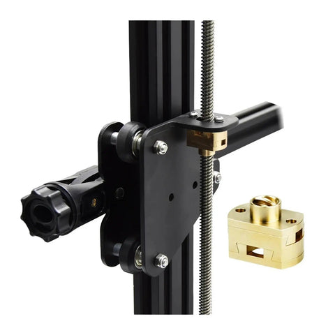 Get This Awesome 2PC High Quality T8X8mm Oldham Coupling With Included Nut For Ender3 CR10 Voron VzBoT 3D Printers Smooth Z Axis Screw Upgrade, brass coupling