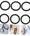 Premium Stethoscope Replacement Diaphragm Assembly Ring With Spot On Acoustic Membrane For Clinic Repairs and Medical Diagnostics, various angles