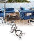 Flush Ring Pull Handle In Stainless Steel For Cabinets And Boats Hidden Recessed Square Lift Design Solid Marine Grade Deck Lid