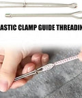 Pro Grade DIY Rope Threader Clip Set with stainless steel loop turner hooks used for threading elastic cords
