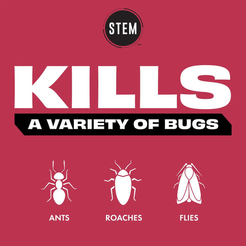 Nuke Your Dang Yard Bugs With This Plant Based Bug Spray That Squashes Ants Roaches And Flies Fast Dog Friendly Home Defense Formula Botanical Blend Entomologist Tested 12 Oz Bottle with image showing pests.