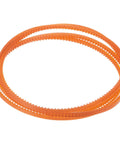 MB Series 4 Pack Standard Sewing Machine Belt MB 500 Motor Drive V Belt, 500mm polyurethane with superior friction, orange color