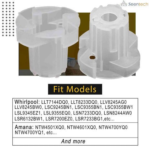 285811 Medium Cam Agitator Repair Kit parts showcasing agitator cogs and cam, fits Whirlpool and Kenmore washers, durable upgrade