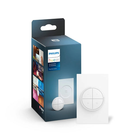 Wall Switch Module For Smart Lighting White Indoor Use Keeps Hue Lights Reachable When You Flip The Switch Off