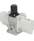 Gas Booster Pump For Industrial Pressure Systems, Heavy Duty Pneumatic Booster For Air Compressors, Thickened Body For Rugged Use