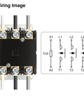 Three Pole 120V AC Contactor Built For HVAC Systems, 30 Amp Heavy Duty Condenser And Compressor Switch wiring diagram