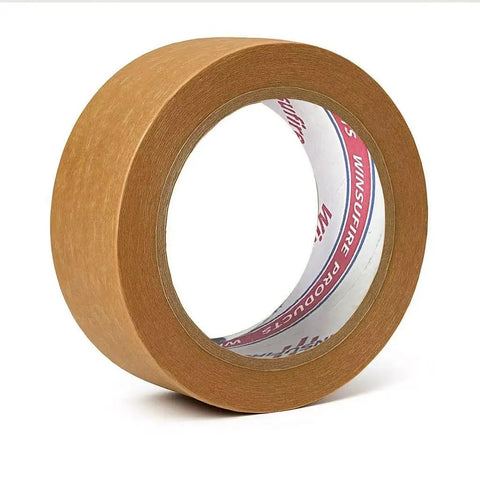 Eco Friendly Brown Kraft Paper Packaging Tape, Tough As Nails Heavy Duty Biodegradable Sealing Tape, Writable And Easy Tear By Hand