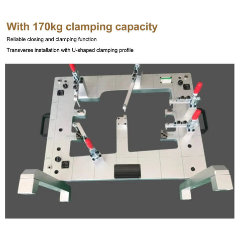 Beefy J Hook Toggle Clamp With 375LBS Holding Capacity And Adjustable Quick Release Pull Latch For Smoker Lids Woodworking Doors Gates Cases And Trunks Table Saw Stand Attachments on metal fixture