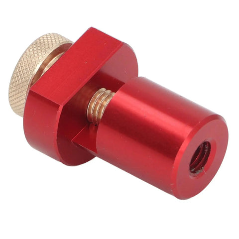 19mm Table Stop For Woodworking Aluminum Alloy With Thumb Screw Lock CNC Processed Non Slip Workbench Limiting Block For Planing Sanding And Marking Red.