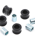 4Pcs 10mm Rear Shock Absorbing Suspension Bushing Set Rubber For Most Motorcycles Scooters ATVs UTVs Go Karts Black