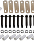 Upgrade Your Trailer Ride With This Complete Tandem Axle Spring Suspension Rebuild Kit Packed With Greaseable Wet Bolts And Three Inch Shackles