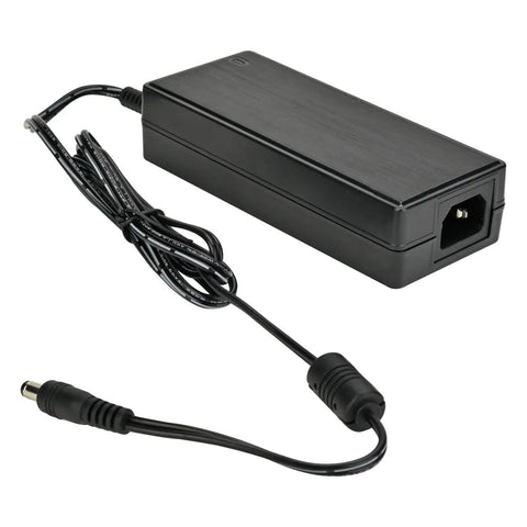 Kickass 4 Bay External Hard Drive Enclosure Running 10Gbps Over USB Type C For Plug And Play SATA HDD Or SSD Hot Swapping Quiet Energy Saving Mode Finished In Sharp Black Design power adapter with cables