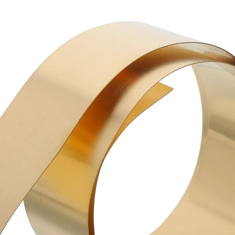 Brass Copper Foil Roll Sheet For Jewelry Making And Crafts DIY Friendly And Great For Creative Projects Thin Brass Sheet With Durable Formability And Wear Resistance Perfect For Mechanical Parts And Artistic Creations, rolled brass sheet