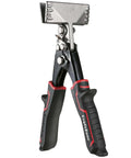 Heavy Duty Duckbill Sheet Metal Pliers 3 Inch Hand Seamer And Straight Bender with ergonomic grip and smooth jaw, front view