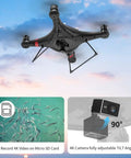 Beast Of A Heavy Lift Fishing Drone With 3 Kg Payload And Bait Release flying over sea, showcasing 4K gimbal camera and features.
