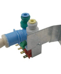 Side By Side Refrigerator Dual Water Inlet Valve Assembly Replacement Model Specific Blue Not Universal Fits W10408179 IMV708 AP5263471
