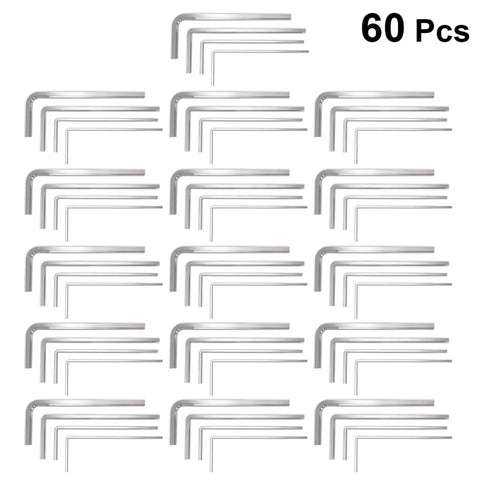 Get This Kick Butt 60 Piece Allen Wrench Set With Metric Hex Keys From 1.5mm To 4mm For Home Repairs And 3D Printer Tune Ups That Are Totally Rad. 60-piece metric steel hex keys, 1.5mm to 4mm