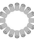 Stainless Steel Ball Catch Springs For Closet Doors And Cabinets, Smooth No Snag Operation, 20 Pack arranged in circle