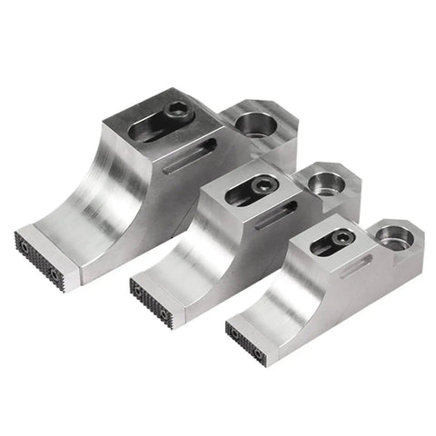 Premium Heavy Duty Side Clamp Vise For CNC Milling with unidirectional M8 design, three sizes in solid #45 steel.