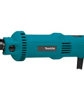 Pro Grade Drywall Cutout Tool With 5 Amp Motor And 32,000 RPM, close-up of the blue spiral saw in profile view