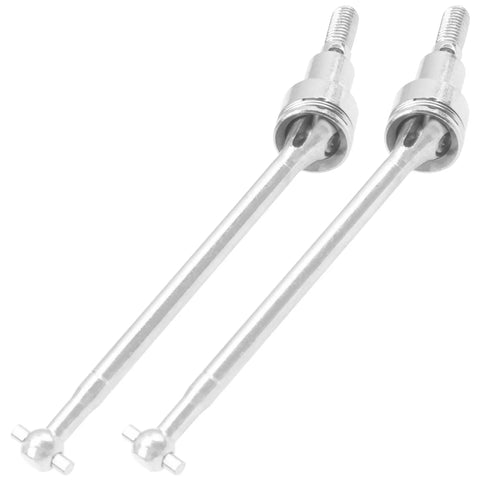 Beefed Up Steel Front And Rear Drive Shaft CVD Upgrade For SCY 1/16 Pro 16103 16201 16101 16102 RC Car shown with durable steel build