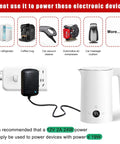 Ditch The Hassle With Slick AC To DC Converter Adapter Featuring Cigarette Lighter Plug for appliances not suitable for it.