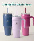 Chill Out With This Wicked 40 Oz Stainless Steel Tumbler Features A Sturdy Handle And Elite Dual Wall Insulation, with straw.